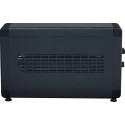 Heatbox board füme renk monofaze elektrikli  fanlı ısıtıcı 2000/4000 watt
