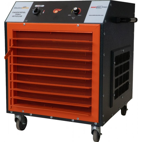 Heatbox pro ısıtıcı füme 18 kw trifaze fanlı ısıtıcı 9000/18000 watt