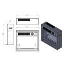 HBM2000LT Heatbox Elektirikli Fanlı Şömine 2000 wat (110x34x87) Bluetooth Ses Efektli HBM2000LT Heatbox Elektirikli Fanlı Şömine 2000 wat (110x34x87) Bluetooth Ses Efektli
