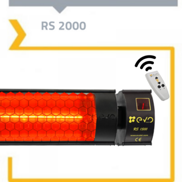  Evo RS 2000 İnfrared Isıtıcı (Kumandalı)