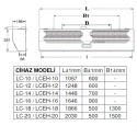 OAC Isıtıcız Hava Perdesi LC-20 OAC Isıtıcız Hava Perdesi LC-20