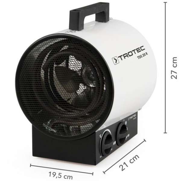  Fanlı Elektrikli Isıtıcı Trotec TDS 20 R   Monofaze 3KW