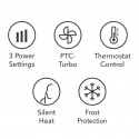 Trotec TRH 22 E Yağlı Radyatör 2400 W 9 Dilim Fanlı Trotec TRH 22 E Yağlı Radyatör 2400 W 9 Dilim Fanlı