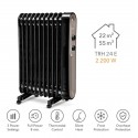 Trotec TRH 24 E Yağlı Radyatör 2200 W 11 Dilim Trotec TRH 24 E Yağlı Radyatör 2200 W 11 Dilim