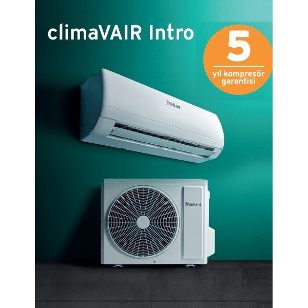 VAİLLANT CLİMAVAİR İNTRO 9000 BTU A++ İNVERTER DUVAR TİPİ KLİMA VAİL1025WN