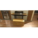 WETTERSTEIN Tekerlekli Mangal, Ahşap Sehpalı/Raflı ,Barbekü S MODEL WETTERSTEIN Tekerlekli Mangal, Ahşap Sehpalı/Raflı ,Barbekü S MODEL