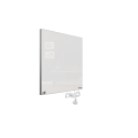 KUAS KUMANDALI TERMOSTATA UYUMLU  BEYAZ CAM PANEL İNFRARED ISITICI ISP-GR 50  Easy link WATT (620X600X25)