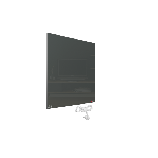 KUAS KUMANDALI TERMOSTATA UYUMLU  SİYAH CAM PANEL İNFRARED ISITICI ISP-GR 450  Easy link WATT (620X600X25)