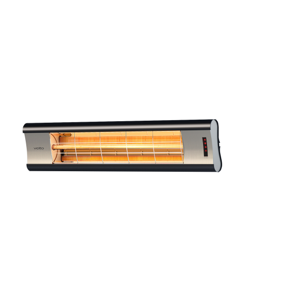 Veito Aero S Karbon Infrared Isıtıcı Duvar Tipi  2500 W Uzaktan Kumandalı suya dayanıklı