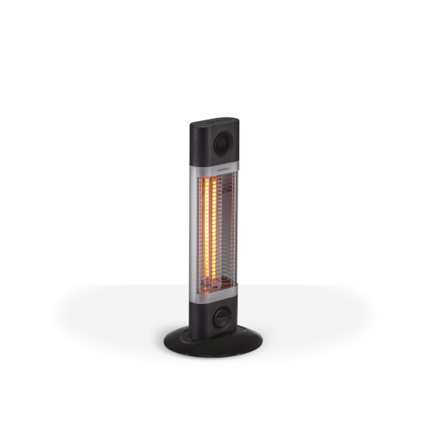 Veito Karbon Infrared Ayaklı Isıtıcı CH 1200 LT Siyah 2 Kademe